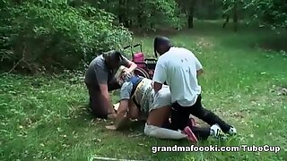 Rough threesome in the meadow