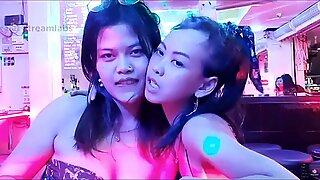 Thai pattaya bargirls ranskalainen suutelu (10. lokakuuta 2020, Pattaya)