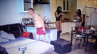 .. mladý pár dělá amatéři porno filmy doma ..
